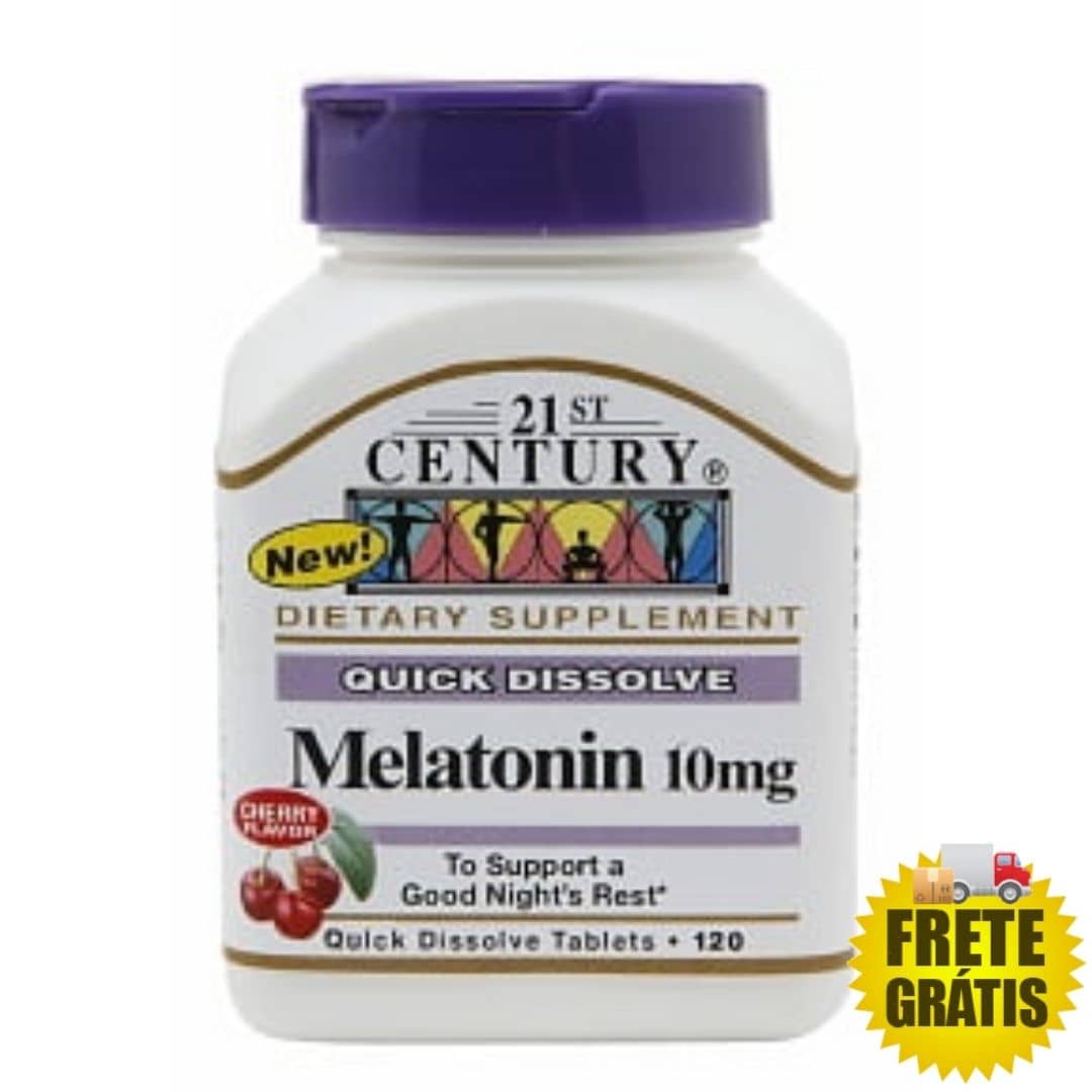 Melatonina 10mg - 21st Century - 120 tabletes