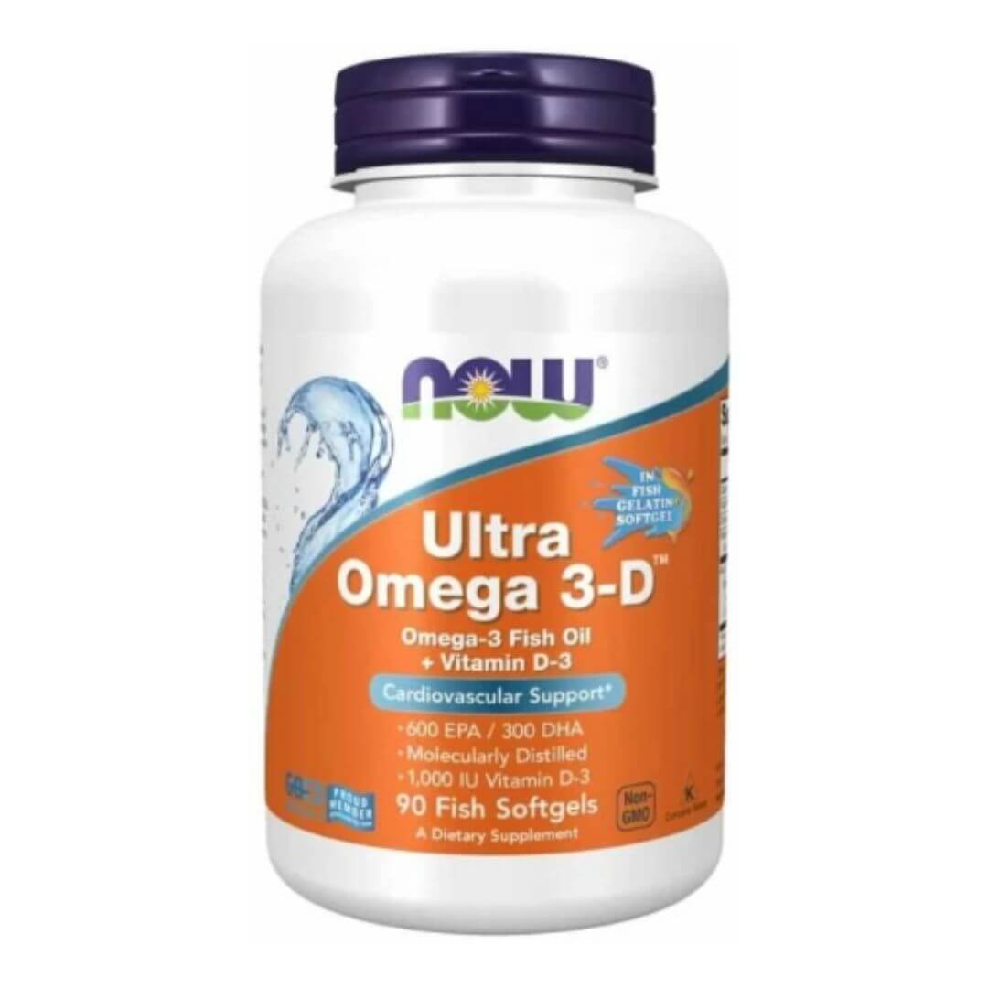 Ultra Omega 3D NOW 90 cápsulas