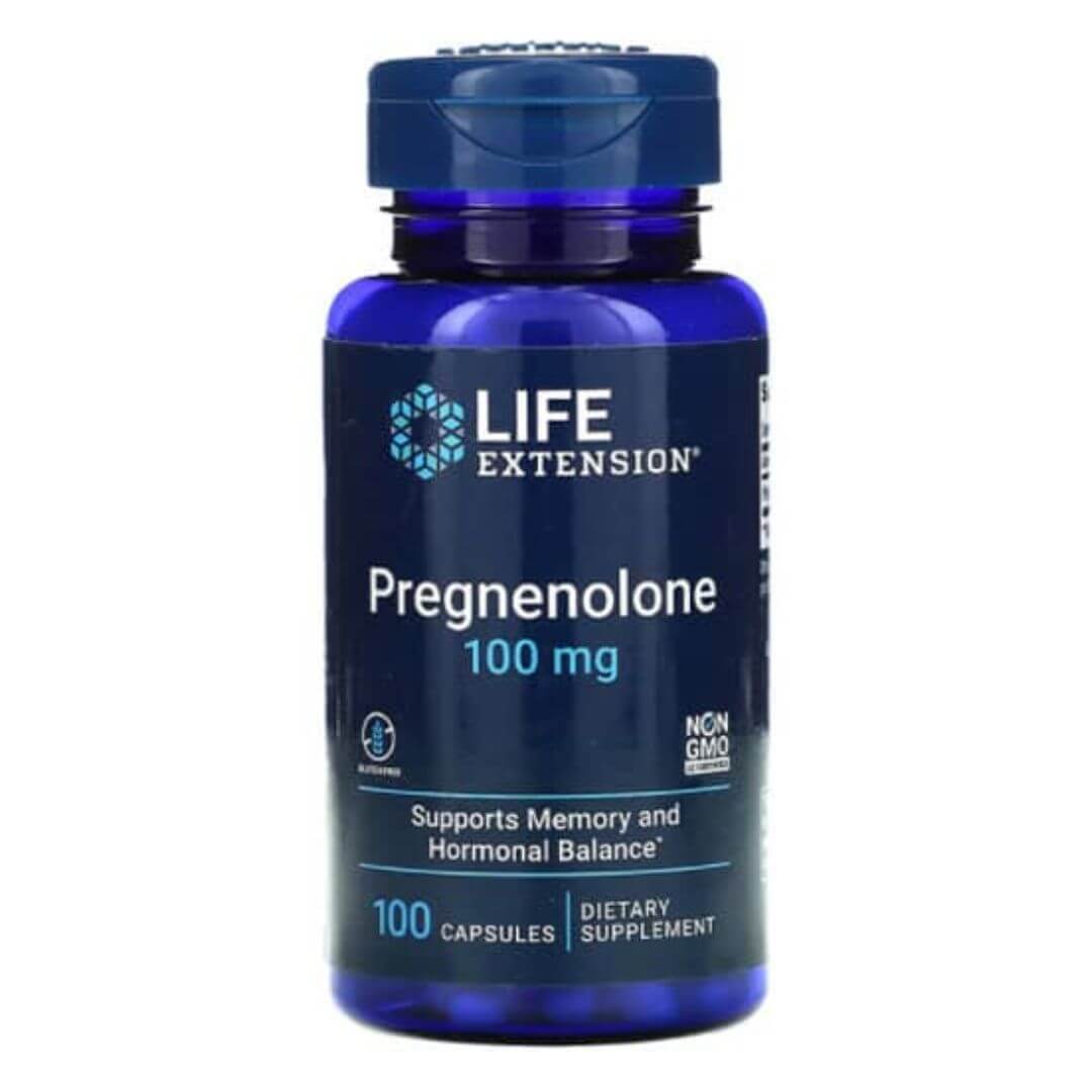 Pregnenolona 100mg Life Extension - 100 cápsulas