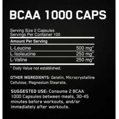 2 Potes BCAA ON (200 + 200 cápsulas)