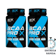 2 Potes BCAA Pro-X 1200mg (60 + 60 cápsulas)