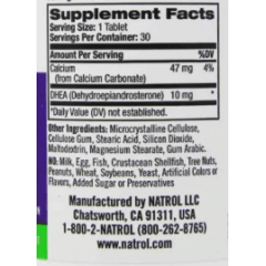 DHEA Natrol 10mg - 30 tabletes