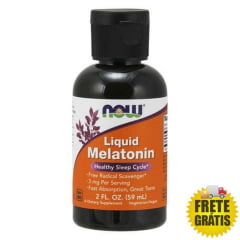 Melatonina Líquida 3mg NOW - 59ml (2fl. oz.)
