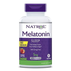 Melatonina Sublingual 5mg Natrol - 250 pastilhas