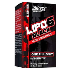 Lipo 6 Black Ultra Concentrado - NUTREX - 60 cápsulas