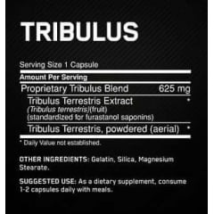 2 Potes Tribulus Terrestris 625mg ON (100 + 100 cápsulas)
