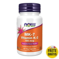 Vitamina K2 MK7 100mcg NOW Foods