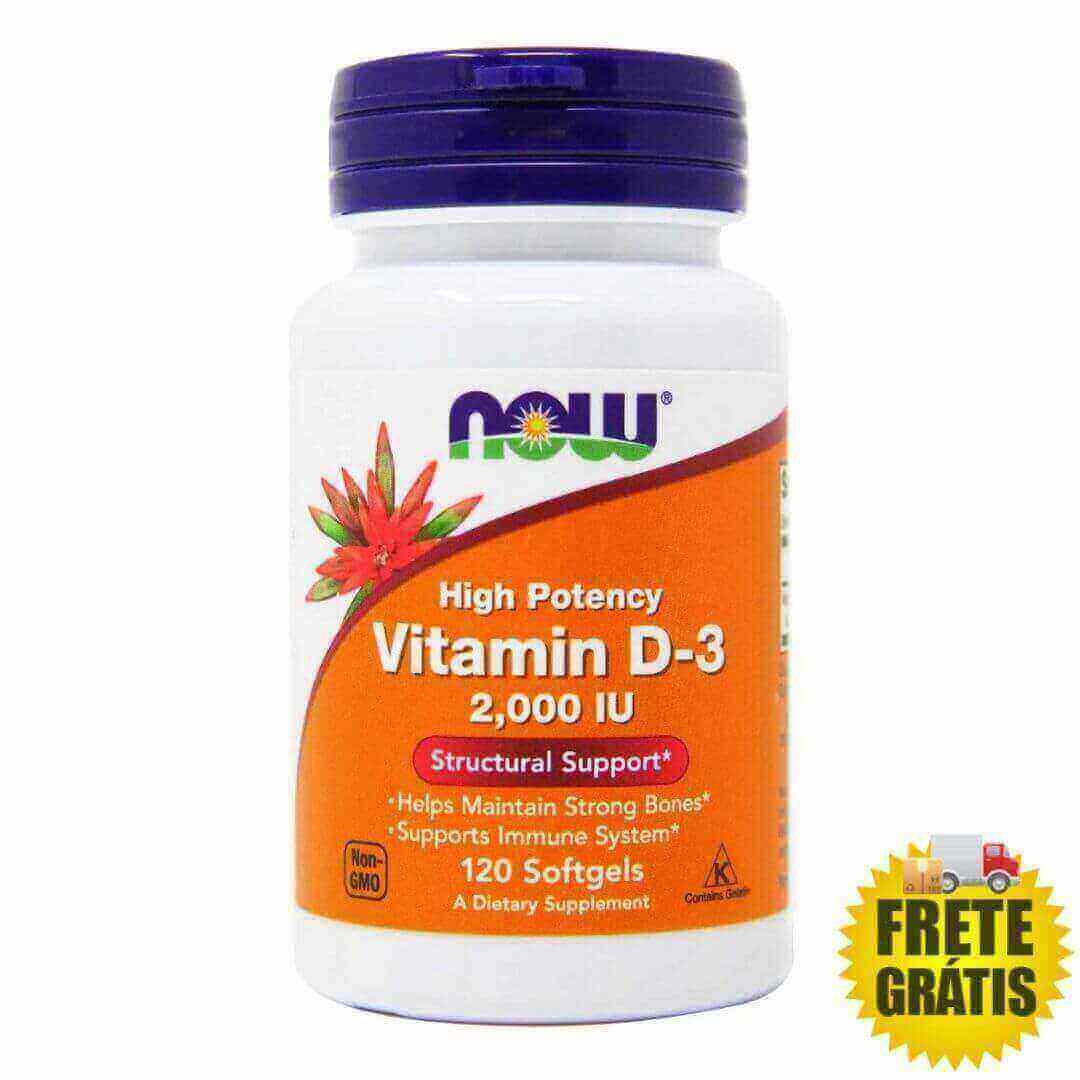 Vitamina D3 NOW 2000 IU